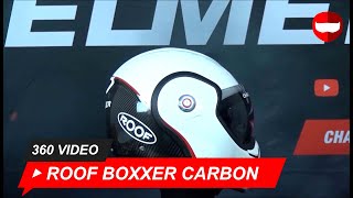 ROOF Boxxer Carbon Modular Helmet UNI Pearl White  ChampionHelmetscom [upl. by Aisemaj266]