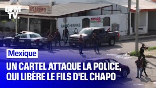 Attaquée par un cartel la police mexicaine libère le fils d’El Chapo [upl. by Atiuqaj]