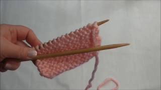 Learn to Knit  Purl Stitch p UK [upl. by Ylsel17]