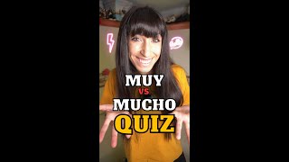 Muy vs mucho quiz [upl. by Cliff763]