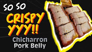 Crispiest Chicharron Pork Belly done on a BBQ grill [upl. by Ralfston184]