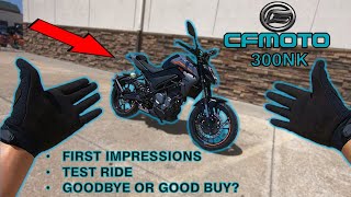 CFMOTO 300NK  TEST RIDEREVIEW  CFMOTO USA  BEST NAKED BEGINNER BIKE 2024  CFMOTO 300NK 2024 [upl. by Eahsel]