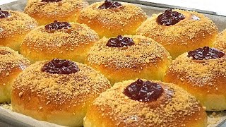 Приготовьте эти БУЛОЧКИ С ПОВИДЛОМ сдобное тестоBuns with jam and crumb [upl. by Zelikow]