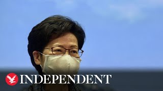 Live Hong Kong Chief Executive Carrie Lam holds news briefing [upl. by Yrreiht]