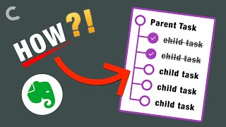 How I use nested tasks in Evernote [upl. by Meriel]