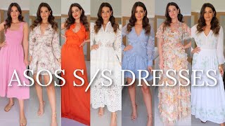 10 ASOS SPRING SUMMER DRESSES  OCCASION WEAR amp CASUAL  NEW IN HAUL [upl. by Lancelle]