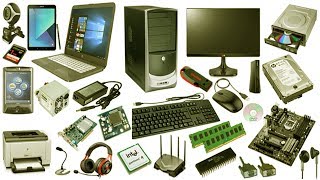 Computer Hardware Components  Meaning amp Picture  Necessary Vocabulary Tutorial [upl. by Ariaj]