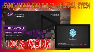 SYNC AUDIO EDIUS 853  PLURALEYES 4 [upl. by Leirda395]