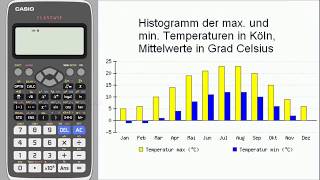 Mathe 1 Statistik mit dem Casio fx 991DE X [upl. by Richter51]