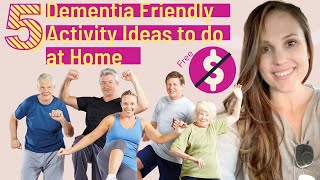 Top 5 Indoor Activities for Seniors with Dementia For Free [upl. by Arrimat821]