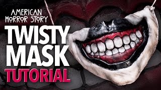 Twisty The Clown Mask Tutorial AHS Cosplay [upl. by Walley]