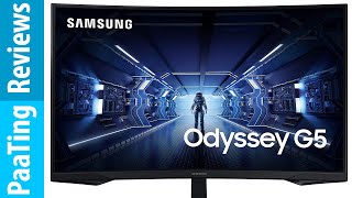 SAMSUNG 32quot G5 Odyssey Curved Gaming Monitor  144Hz 1ms Review [upl. by Elburt976]