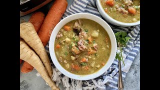 Slow Cooker Split Pea Soup [upl. by Aleehs]