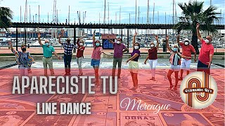 Apareciste Tú  Merengue  Baile en Linea  Line Dance Ballo di Gruppo  Choreography [upl. by Katherin]