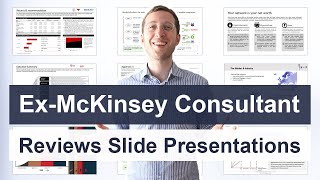 Consulting Presentation Tips from former McKinsey Consultant [upl. by Odlaw]