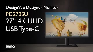 BenQ DesignVue Designer Monitor PD2705U [upl. by Anahsirk]