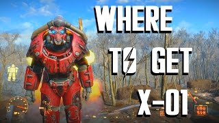 Fallout 4  X01 Power Armor Location Guide [upl. by Paddie]