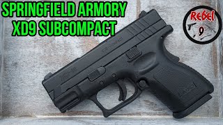 Springfield Armory XD9 subcompact Review [upl. by Ambros]