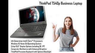 ThinkPad T540p Reviews [upl. by Eladal]