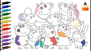 How To Draw Peppa Pig  Peppa Pig Characters [upl. by Edwards964]