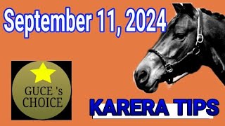 KARERA TIPS amp ANALYSIS by guceschoice SEPTEMBER 11 2024 RACING at METRO TURF starts 5 PM [upl. by Farlay]