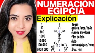 NUMERACIÓN EGIPCIA Valor Jeroglífico y Descripción  Potencias de 10 en números egipcios [upl. by Verge]