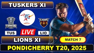 Lions XI vs Tuskers XI Live Cricket [upl. by Jacquet]