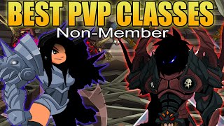 AQWTOP 7 BEST NonMember Pvp Classes With Enhancement And Skill Combo Guide  How To Get [upl. by Erastes147]