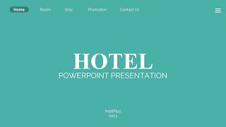 HOTEL PRESENTATION WITH POWERPOINT [upl. by Algie]