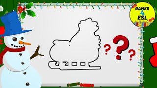 Christmas Guessing Game  Christmas Vocabulary Game [upl. by Kehoe]