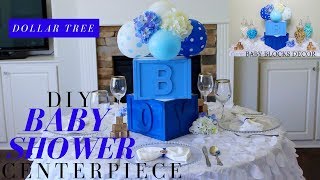 Baby Shower Centerpiece 🍼 for Boys or Girls Super Easy Diy [upl. by Enilrad]