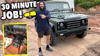 IMPROVING THE DRIVE OF MY LAND ROVER DEFENDER FOR £80 [upl. by Airec]