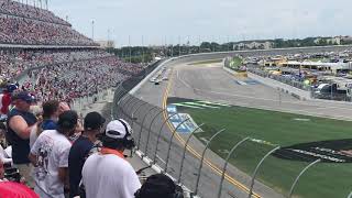 Nascar Daytona Coke Zero Sugar 400 first lap from stands July 2019 [upl. by Rhoads]