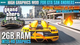 How To Install Graphics Mod In GTA San Andreas ✅ Best Realistic Graphics Mod For Low End PC 🔥 [upl. by Krutz]