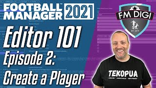 Football Manager Editor 101  Create A Player [upl. by Ronile371]