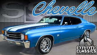 1972 Chevelle Restomod for Sale at Coyote Classics [upl. by Ruberta]