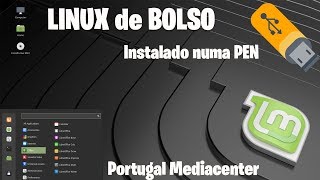 Como instalar Linux numa pendrive ou Disco [upl. by Greenwell]