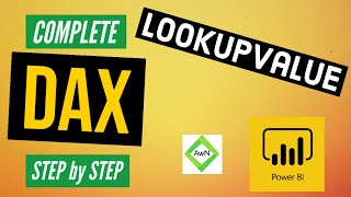 Power BI DAX Tutorial 1750  What is LookupValue Function [upl. by Ajiam]