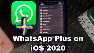 Whatsapp PLUS para iPHONE  Super Facil de Instalar [upl. by Woodson]