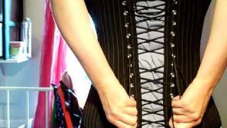 How to  Tight lace a corset [upl. by Ahsir]