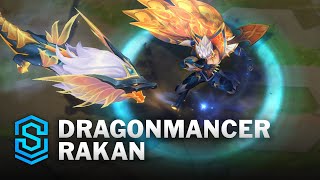 Dragonmancer Rakan Skin Spotlight  PreRelease  PBE Preview  League of Legends [upl. by Aniras75]