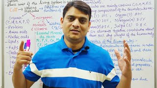 Part 1 Biomolecules  Introduction amp Basics  Biochemistry [upl. by Nauqaj158]