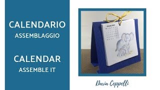 calendario da stampare tutorial [upl. by Suoicerpal]