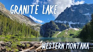 Hike to Granite Lake Cabinet Mountains Wilderness [upl. by Leuneb]