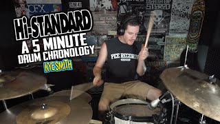 HiStandard A 5 Minute Drum Chronology  Kye Smith 4K [upl. by Verda]