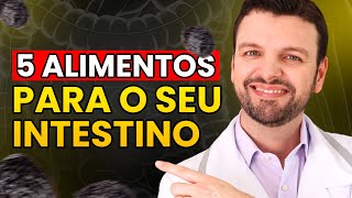 INTESTINO SAUDÁVEL VIDA SAUDÁVEL 5 ALIMENTOS QUE VÃO MELHORAR SUA DIGESTÃO [upl. by Ratep]