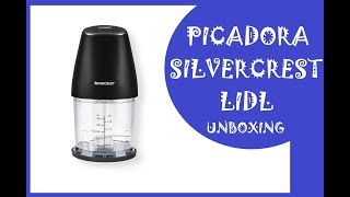 PICADORA MINI CHOPPER  KITCHEN TOOLS  SILVERCREST LIDL UNBOXING PRUEBAS [upl. by Osbert]