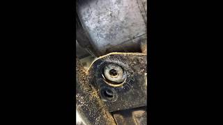 Stripped AllenTorx Bolt Removal Polaris Sportsman front oil differential plug [upl. by Lucier84]