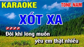 Karaoke Xót Xa Tone Nam Nhạc Sống Hay Nhất  Nguyễn Linh [upl. by Kenway]