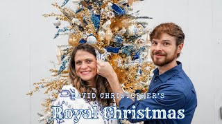 Royal Christmas Blue White and Gold Decor for 2023 by David Christophers [upl. by Naashom423]